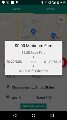 Meter for Uber android App screenshot 0